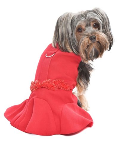 Красное атласное платье Parisian Pet с отделкой