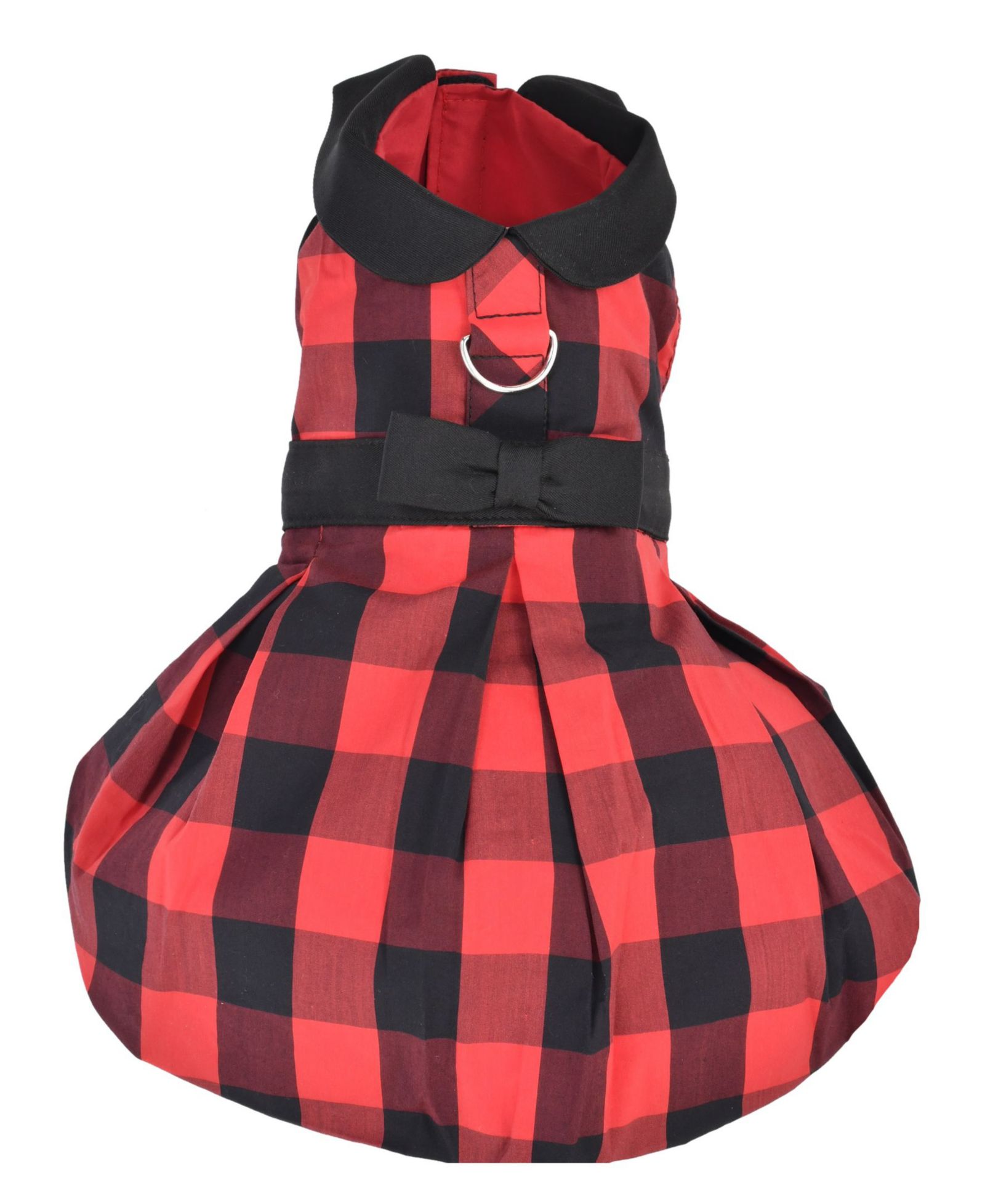 Платье Parisian Pet Buffalo Checkered Taffeta Red