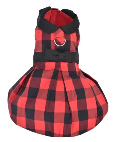 Платье Parisian Pet Buffalo Checkered Taffeta Red