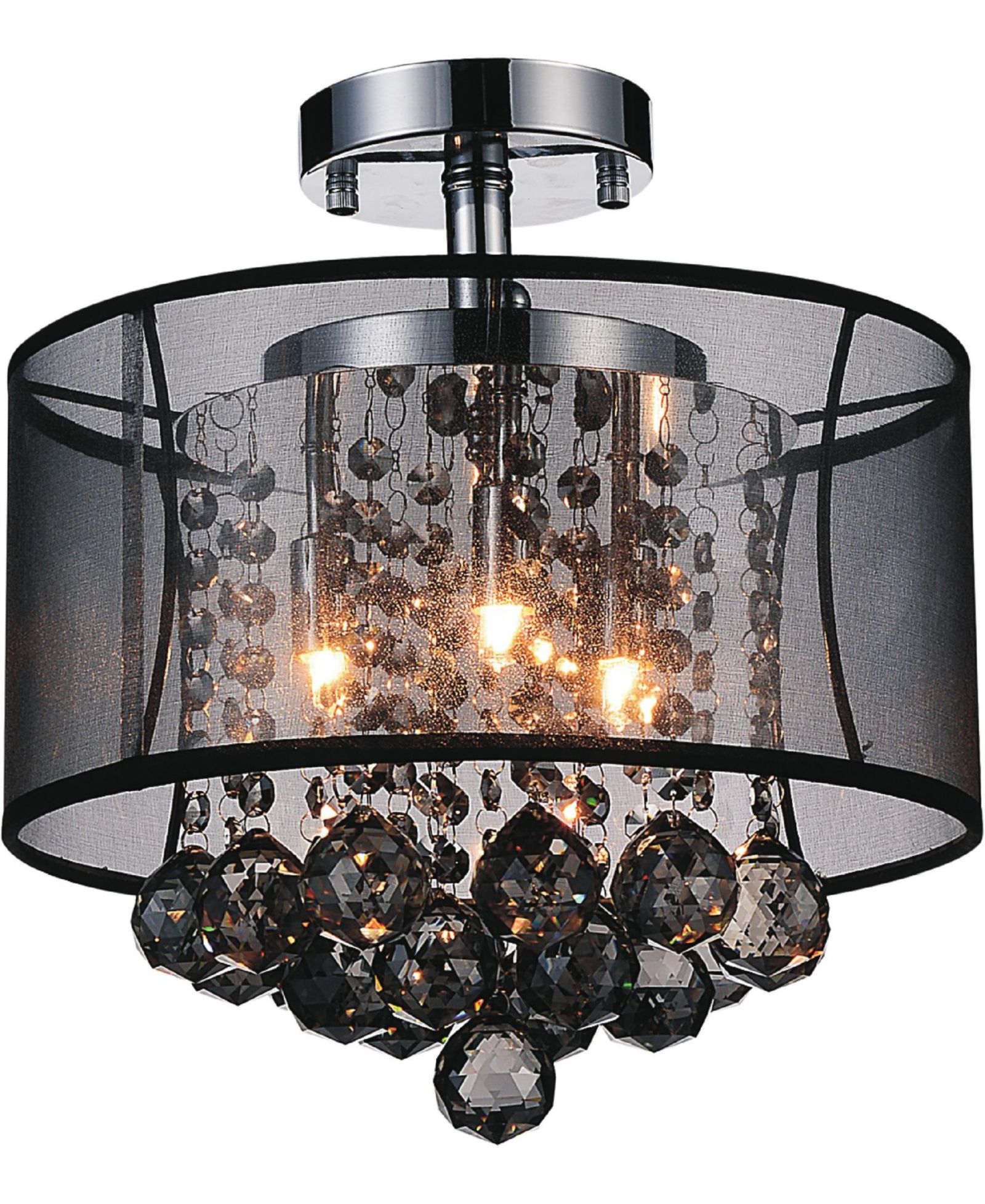 CWI Lighting Radiant 3 Light Flush Mount