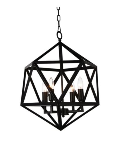 CWI Lighting Amazon 3 Light Chandelier