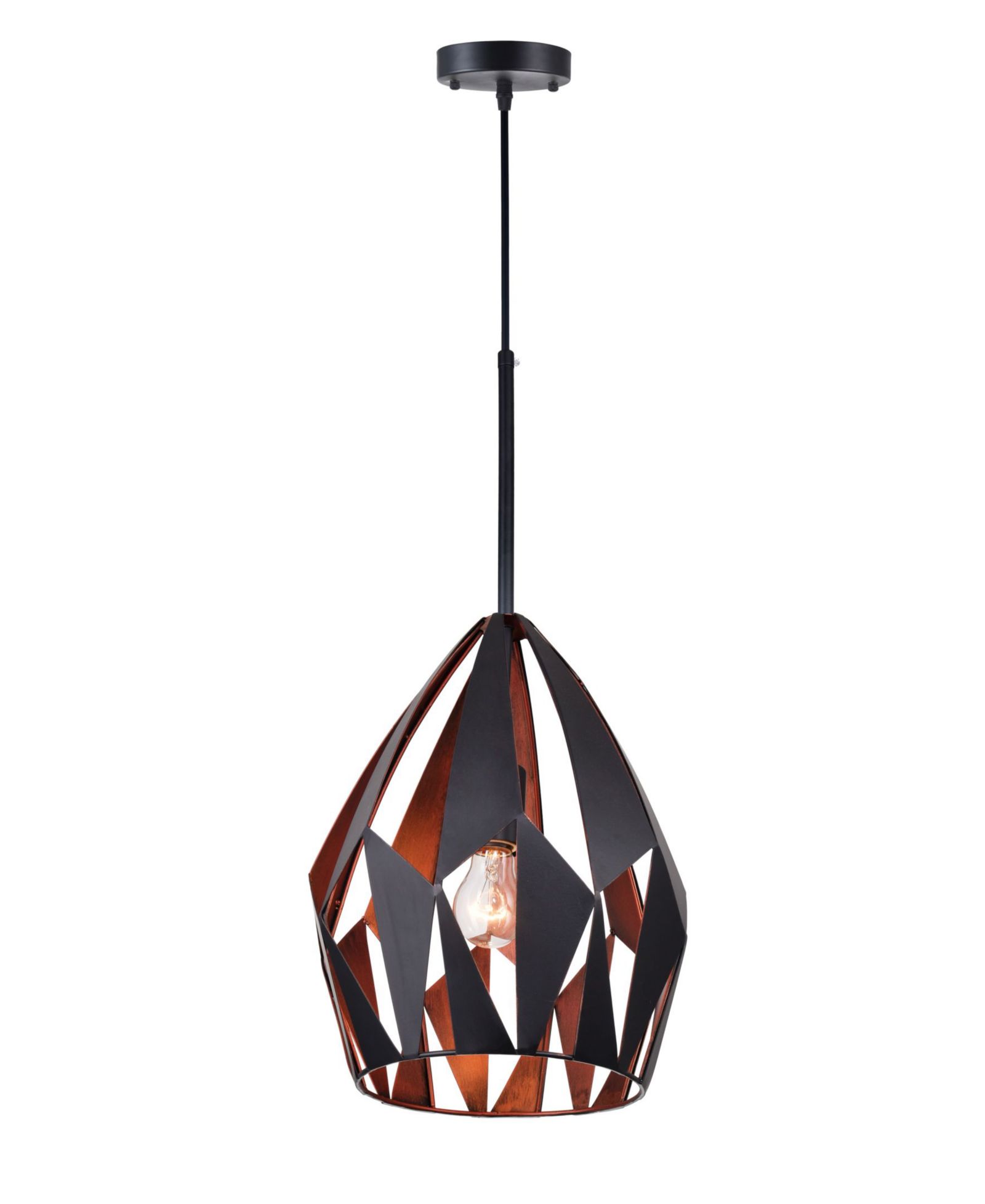 CWI Lighting Oxide 1 Light Down Pendant