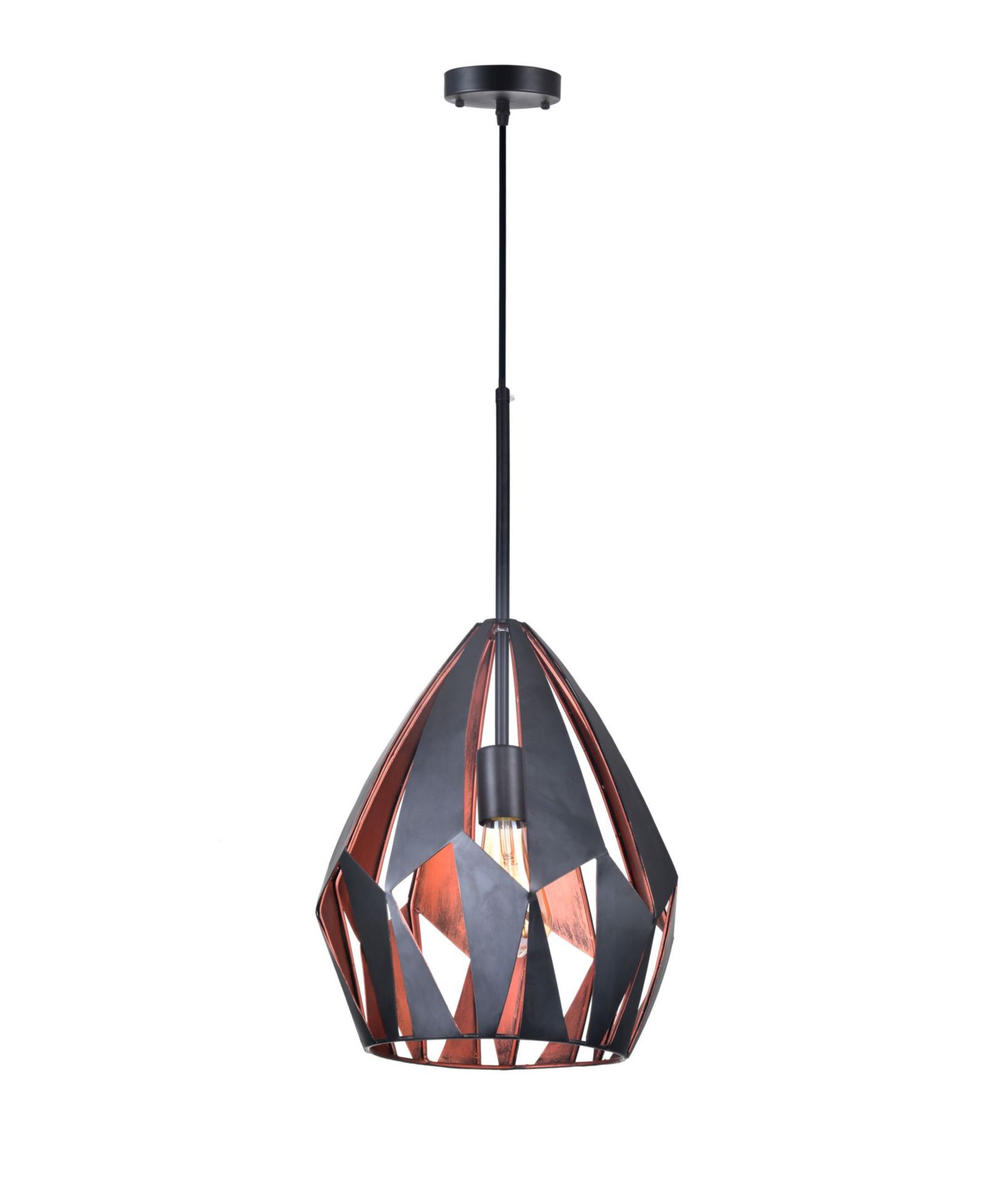 Подвесной светильник CWI Lighting Oxide 1 Light Down