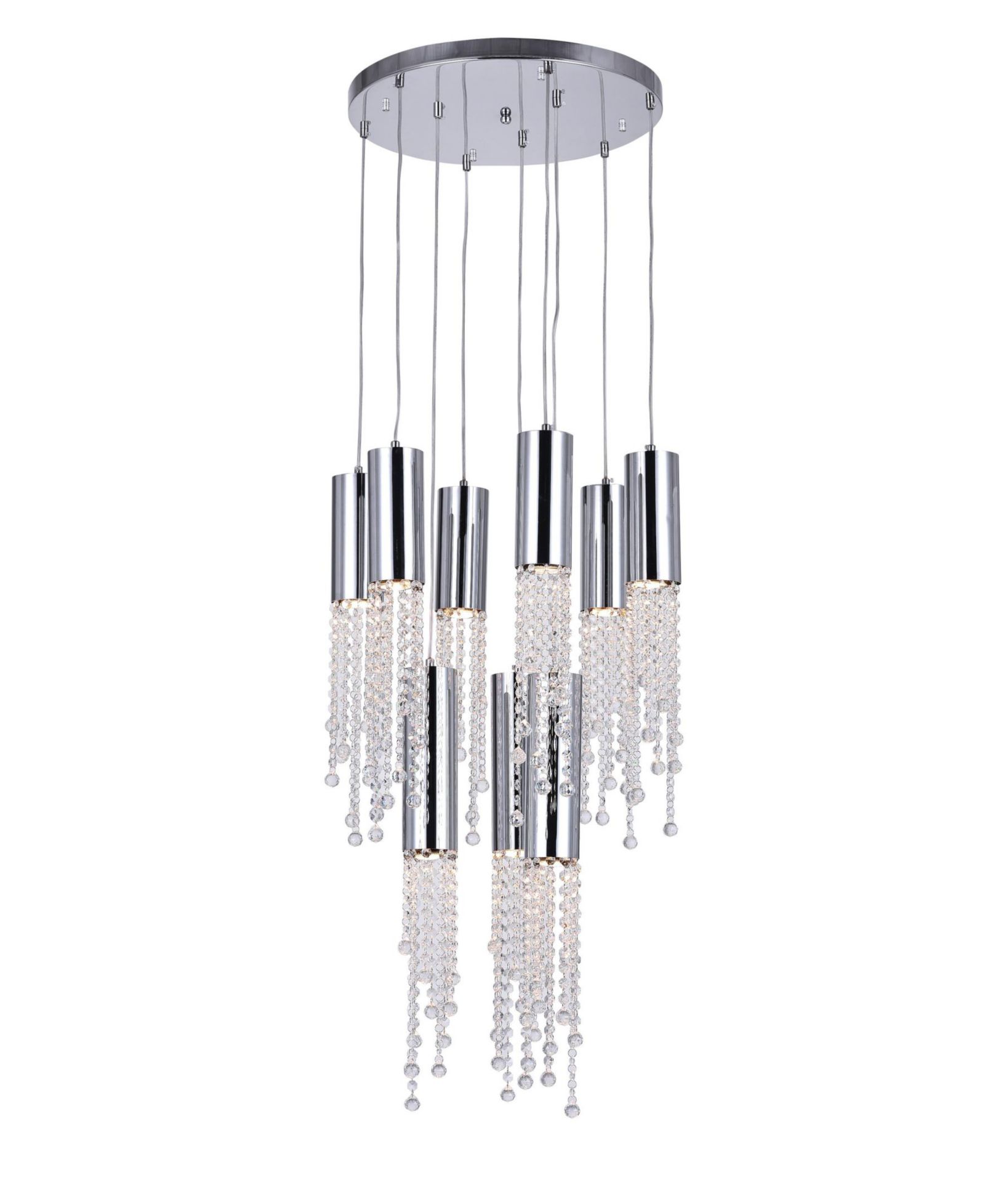 CWI Lighting Extended 9 Light Chandelier