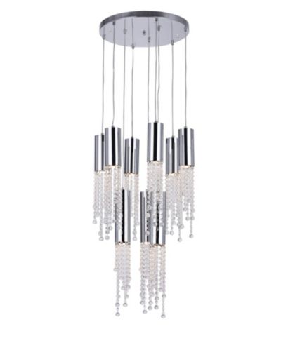 CWI Lighting Extended 9 Light Chandelier