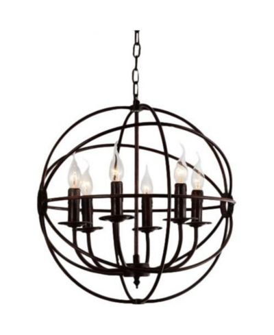 CWI Lighting Arza 6 Light Chandelier