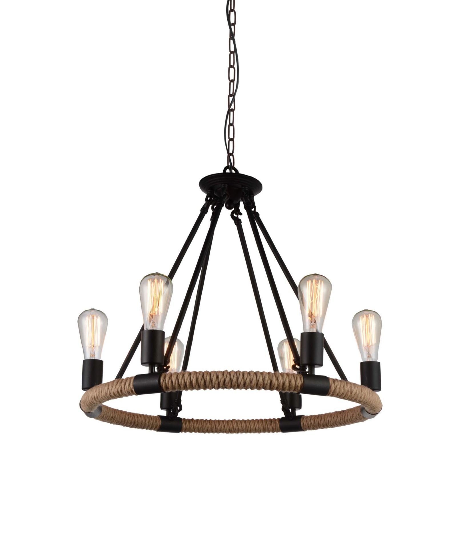 CWI Lighting Ganges 6 Light Chandelier