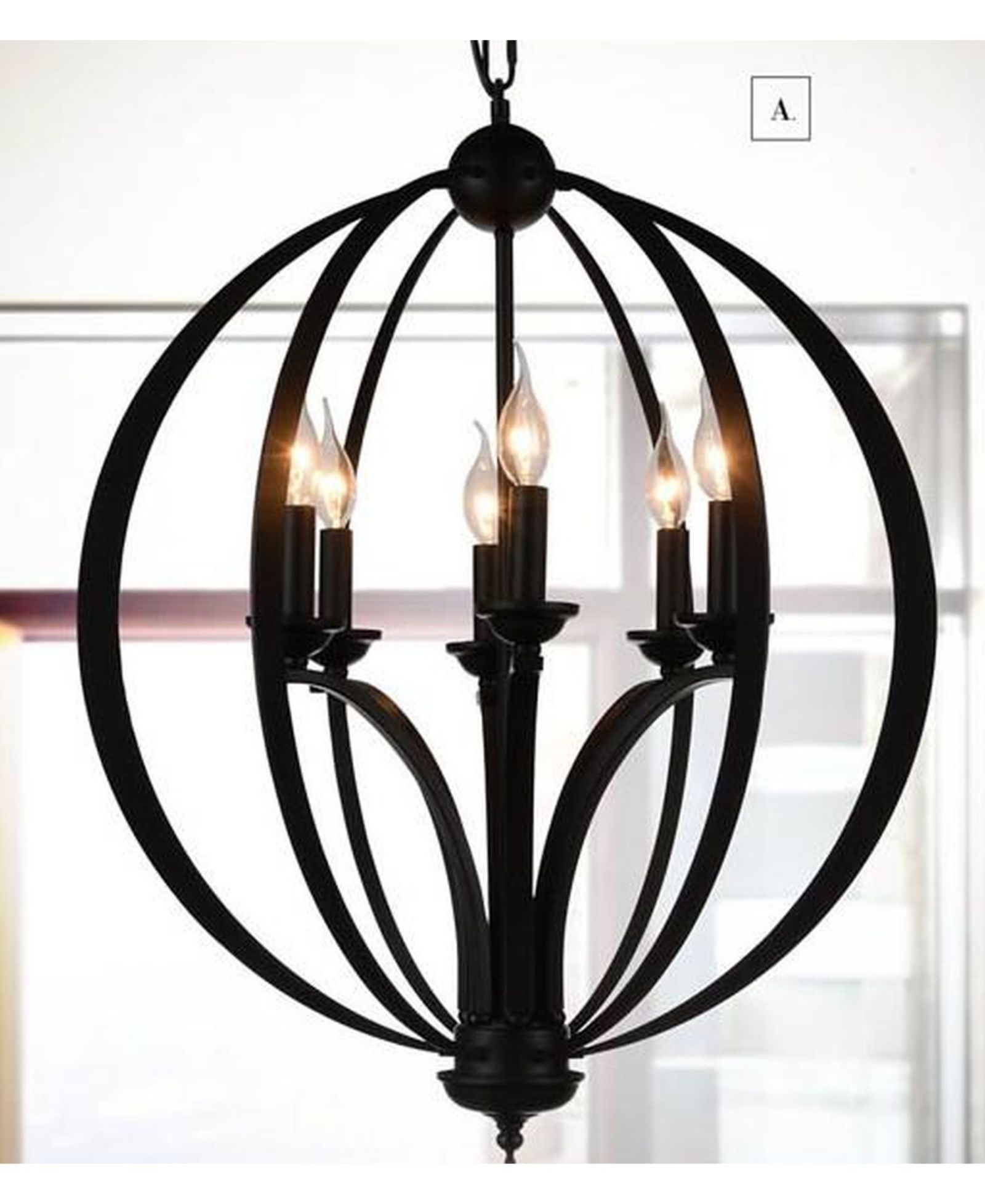 CWI Lighting Drift 6 Light Chandelier