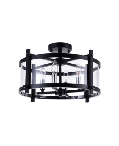 CWI Lighting Sierra 4 Light Flush Mount