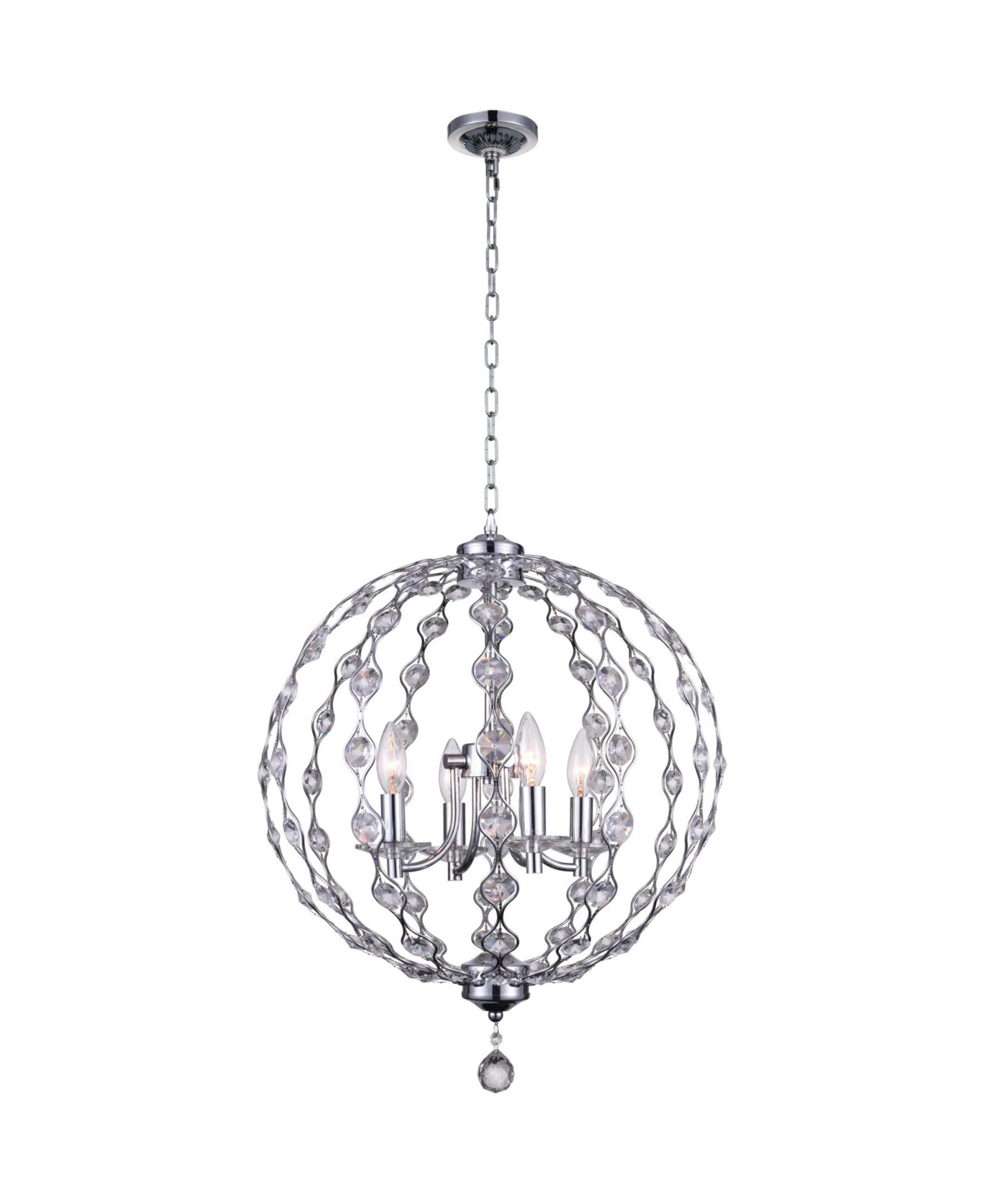Люстра CWI Lighting Esia, 4 лампы