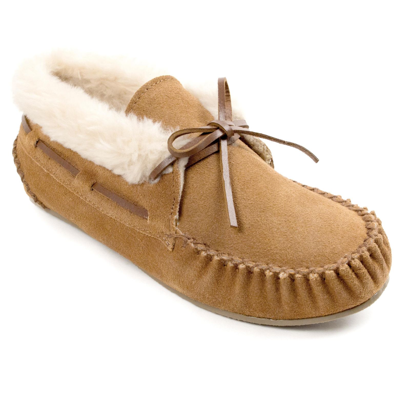 Minnetonka Женские Chrissy Suede Slipper Booties