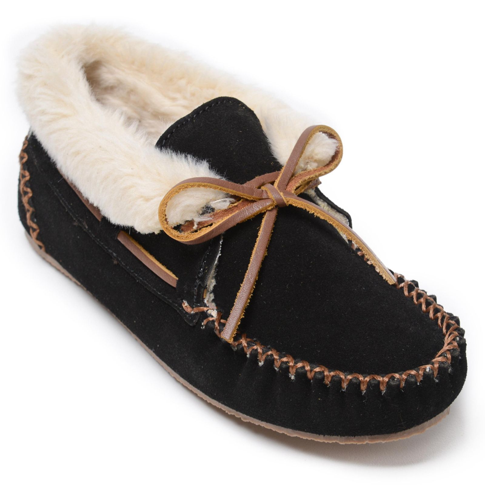 Minnetonka Women's Chrissy Suede Slipper Booties