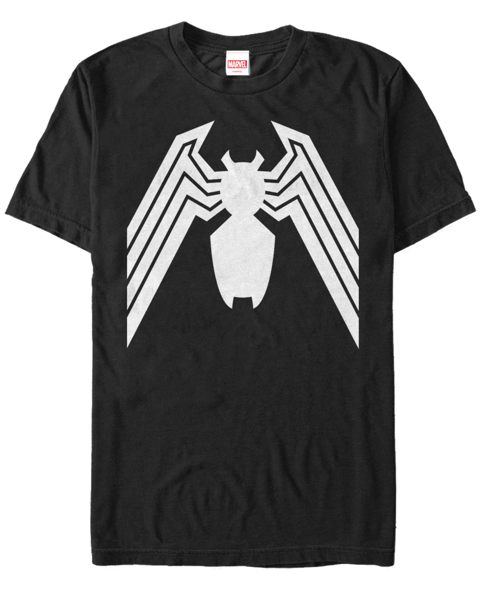 Мужская футболка Marvel Venom Classic с логотипом на груди, с коротким рукавом