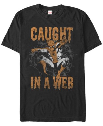 Мужская футболка Marvel Spider-Man Caught In A Web Short Sleeve