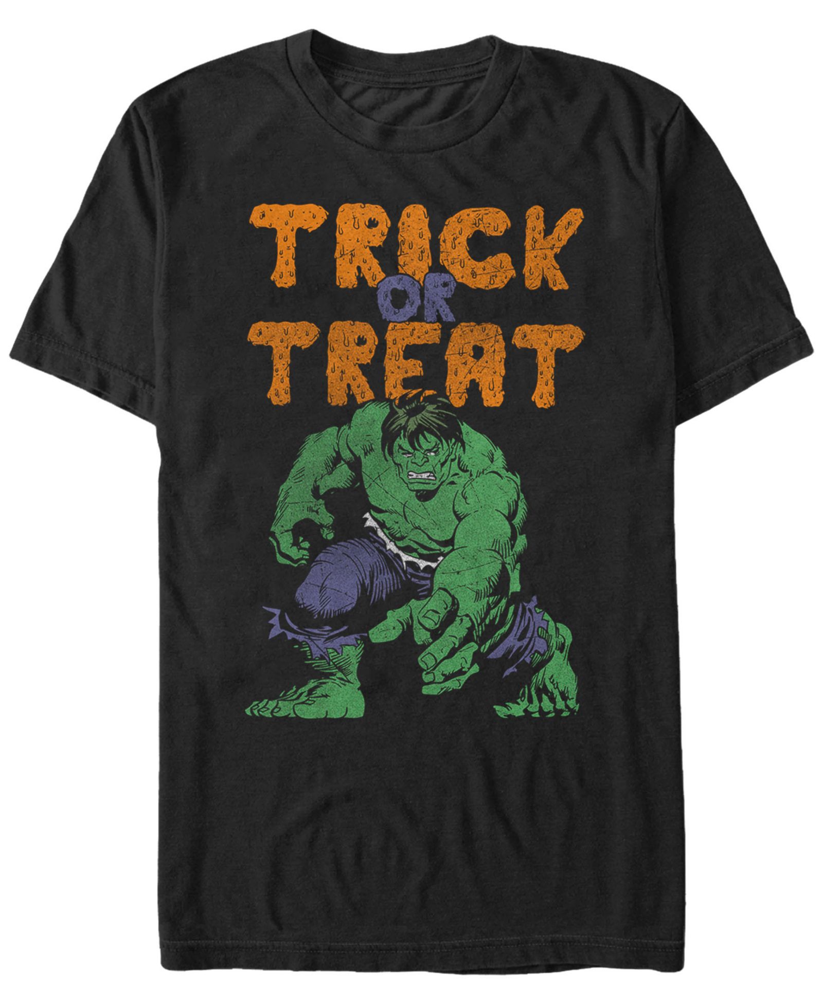Fifth Sun Мужская футболка Marvel Hulk Halloween с коротким рукавом