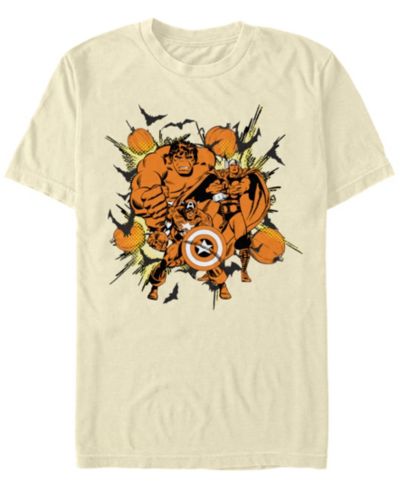 Мужская футболка Marvel Classic Comics Hulk Thor Captain America Halloween