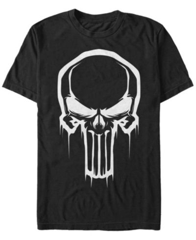 Marvel Мужская футболка с логотипом Punisher Dripping Skull Short Sleeve
