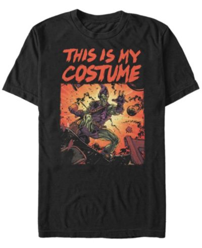 Мужская футболка Marvel Green Goblin Halloween Costume Short Sleeve