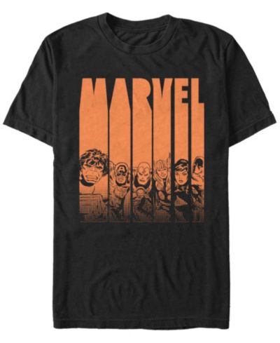 Marvel Мужская футболка Classic Avengers Halloween Logo с коротким рукавом