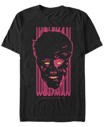 Мужская футболка Fifth Sun Universal Monsters Wolfman Neon Big Face с коротким рукавом