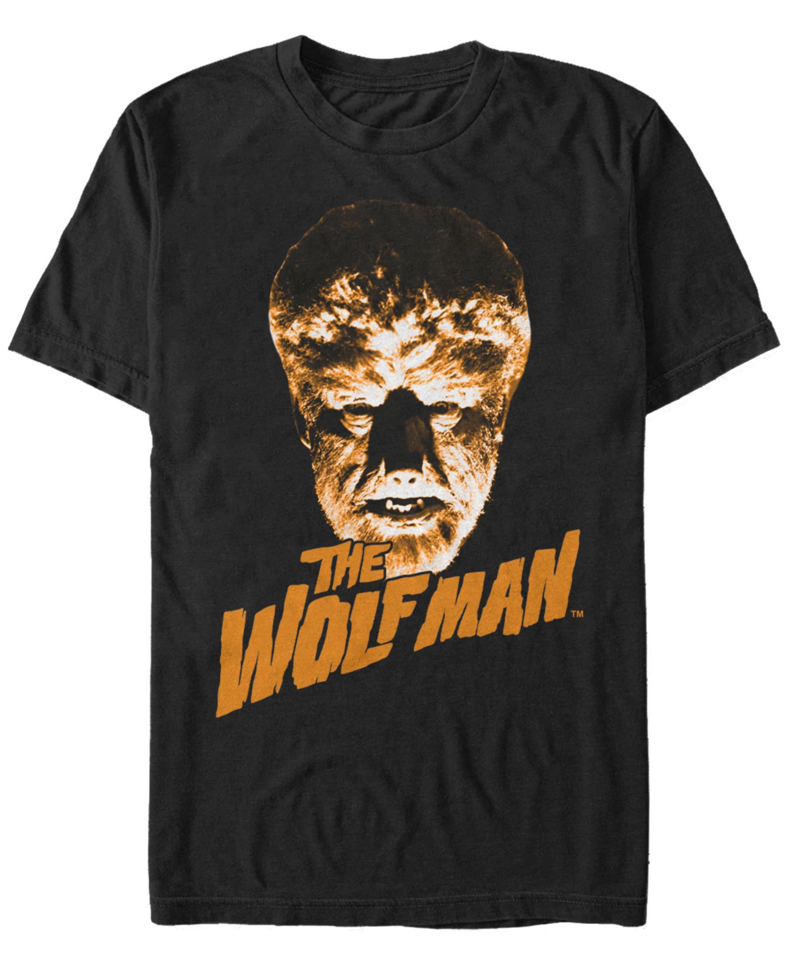 Fifth Sun Мужская футболка Universal Monsters с большим логотипом the Wolfman, с коротким рукавом