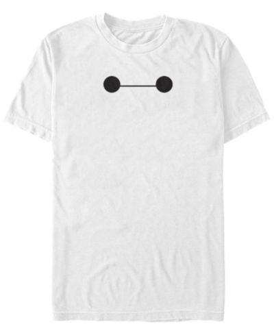 Disney Мужская футболка Big Hero 6 Baymax Big Face Short Sleeve