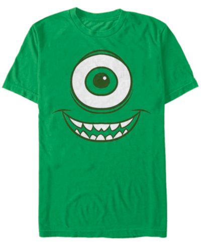 Мужская футболка Disney Pixar Monsters Inc. Mike Wazowski Big Face с коротким рукавом