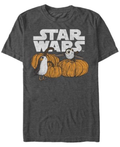 Мужская футболка Star Wars с принтом Porg, короткий рукав