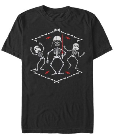 Мужская футболка Star Wars Darth Vader Halloween Skeletons Short Sleeve