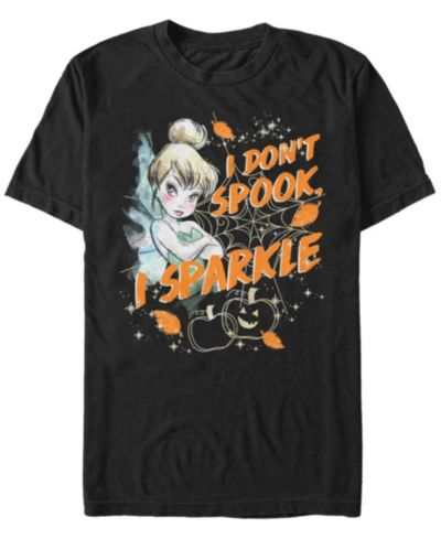 Мужская футболка Disney Peter Pan Tinker Bell Spook and Sparkle с коротким рукавом
