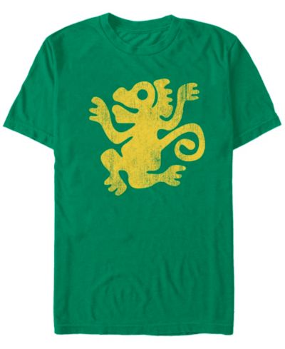 Fifth Sun Men's Nickelodeon Legends of the Hidden Temple Distressed Monkey Short Sleeve T-Shirt