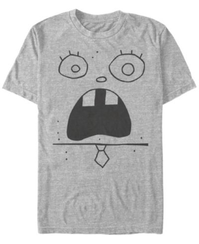Fifth Sun Мужская футболка Doodlebob Face с коротким рукавом