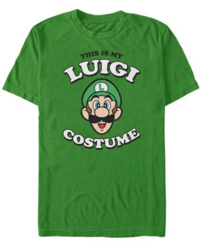 Мужская футболка Nintendo Super Mario Luigi Halloween Short Sleeve T-Shirt