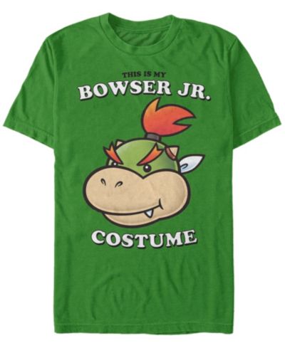 Мужская футболка Nintendo Super Mario Bowser Jr. Halloween Costume Short Sleeve