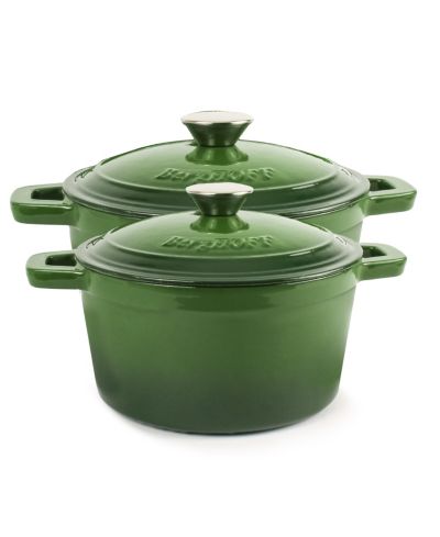 BergHOFF Neo 4pc Cast Iron Cookware Set, 3qt. and 7qt.