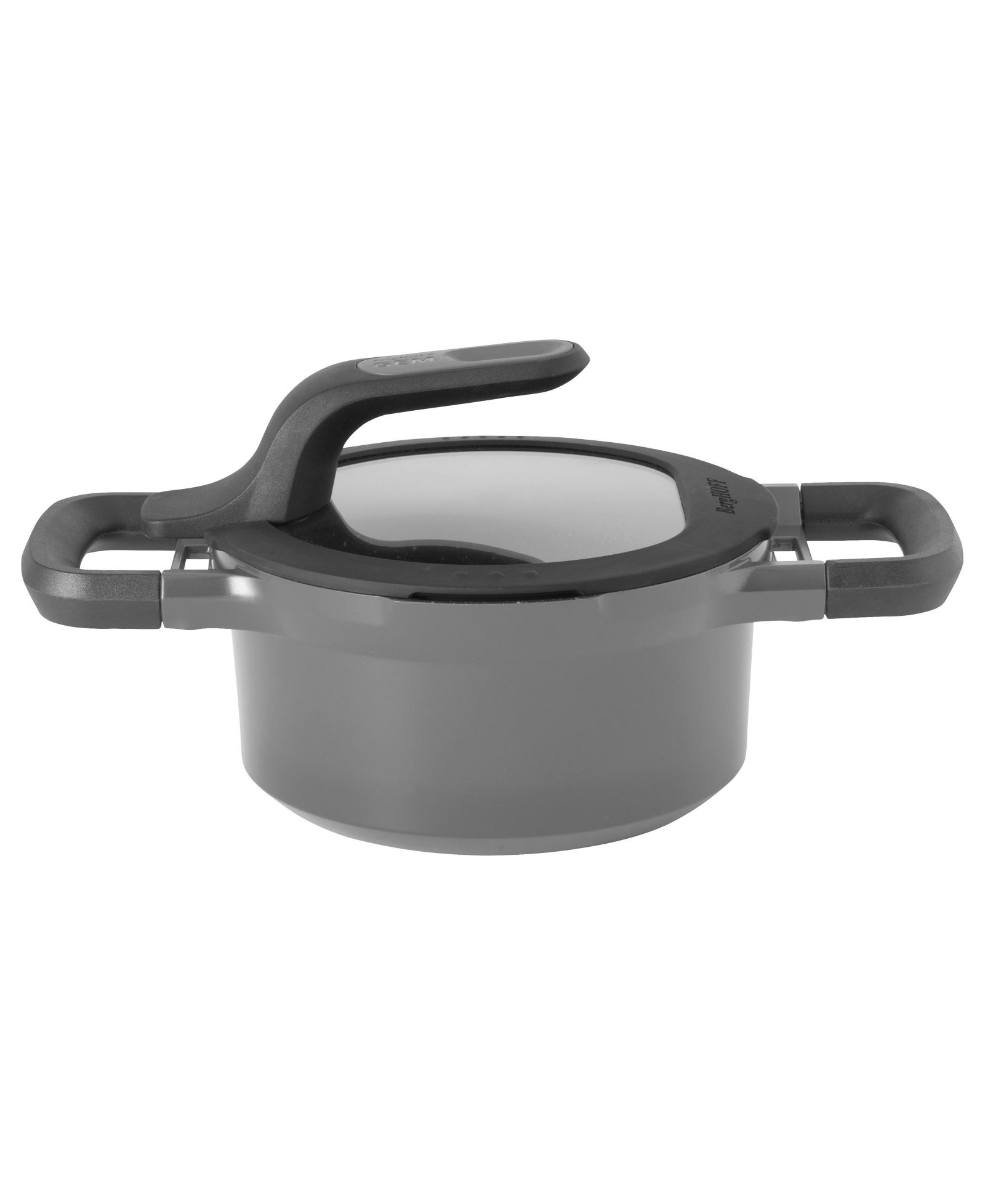 Кастрюля BergHOFF GEM Nonstick Covered 1.6Qt., Grey
