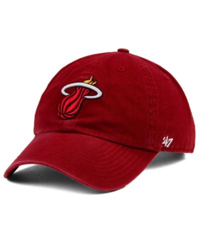 '47 Brand Miami Heat CLEAN UP Strapback Cap