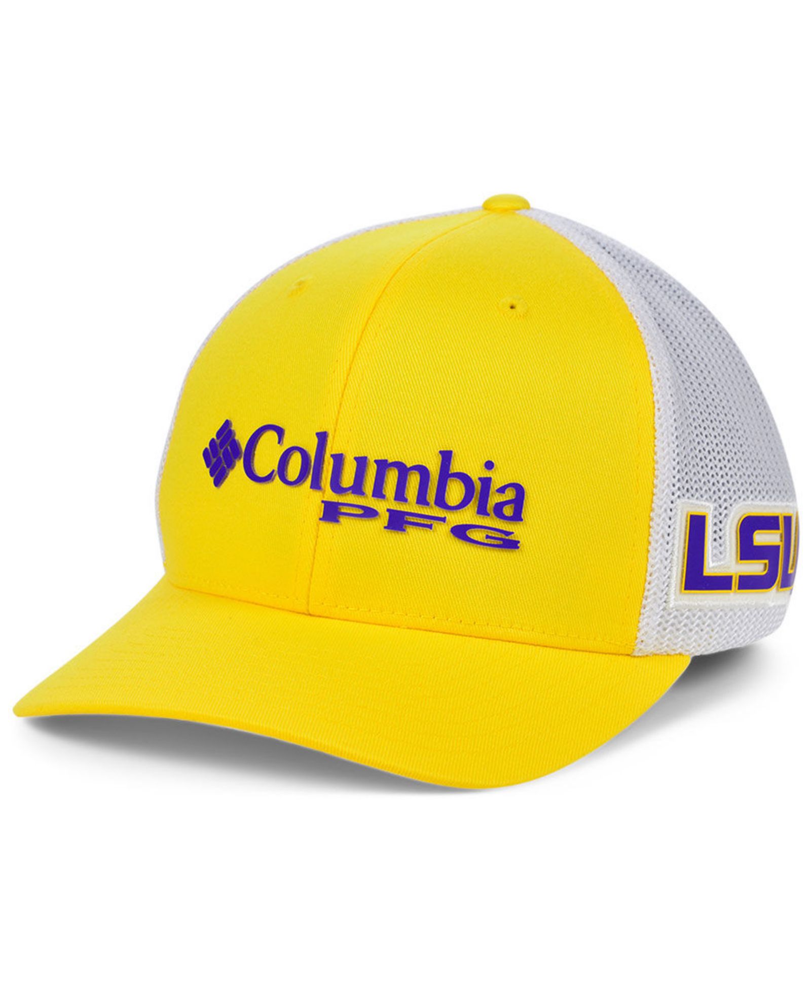 Кепка Columbia LSU Tigers PFG Stretch Cap