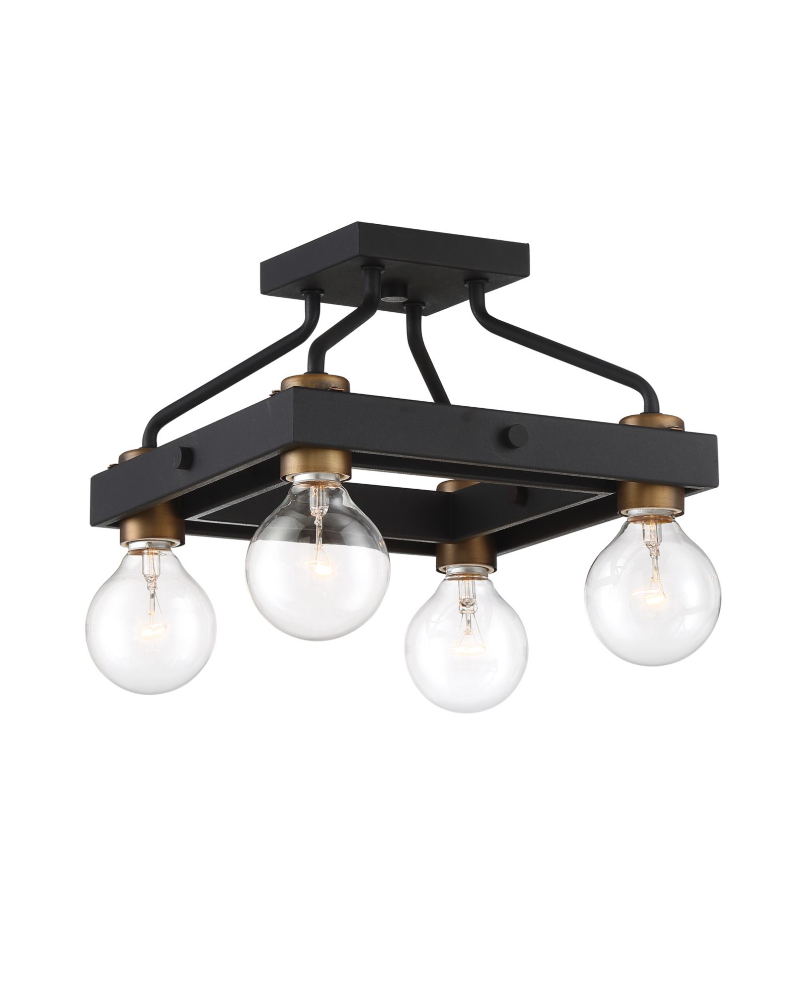 Designers Fountain Ravella 4 Light Semi-Flushmount