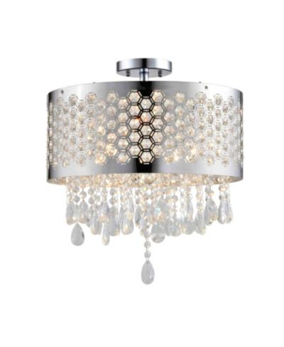 Современная люстра Artiva USA Catalyn 4-Light Crystal Flush Mount