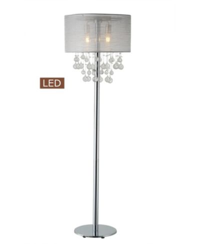 Современный напольный LED светильник Artiva USA Charlotte 61" с декоративными стеклянными шарами