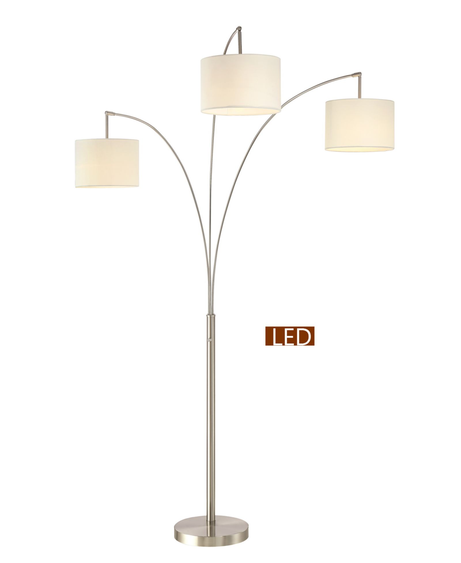 Artiva USA Lumiere Современный напольный торшер LED 80" с диммером