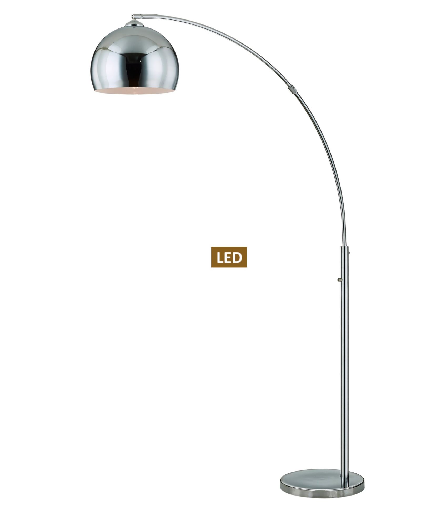 Artiva Usa Alrigo 80" LED Arched Floor Lamp with Dimmer