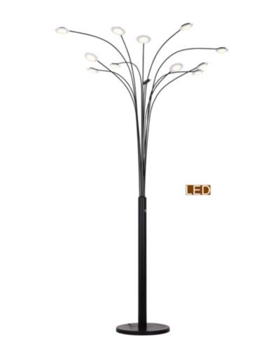 Artiva USA Quan Money Tree 84" Arch Floor Lamp, Touch Dimmer