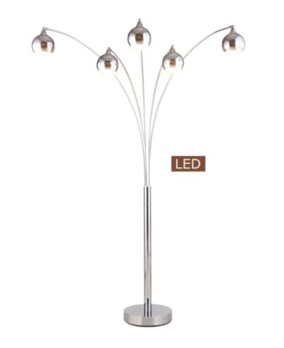 Artiva USA Amore 86" LED Arched Floor Lamp with Dimmer, 5000 Lumens