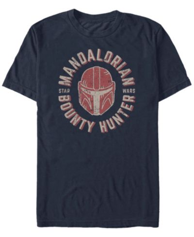 Мужская футболка Fifth Sun Star Wars The Mandalorian Helmet Stamp Short Sleeve
