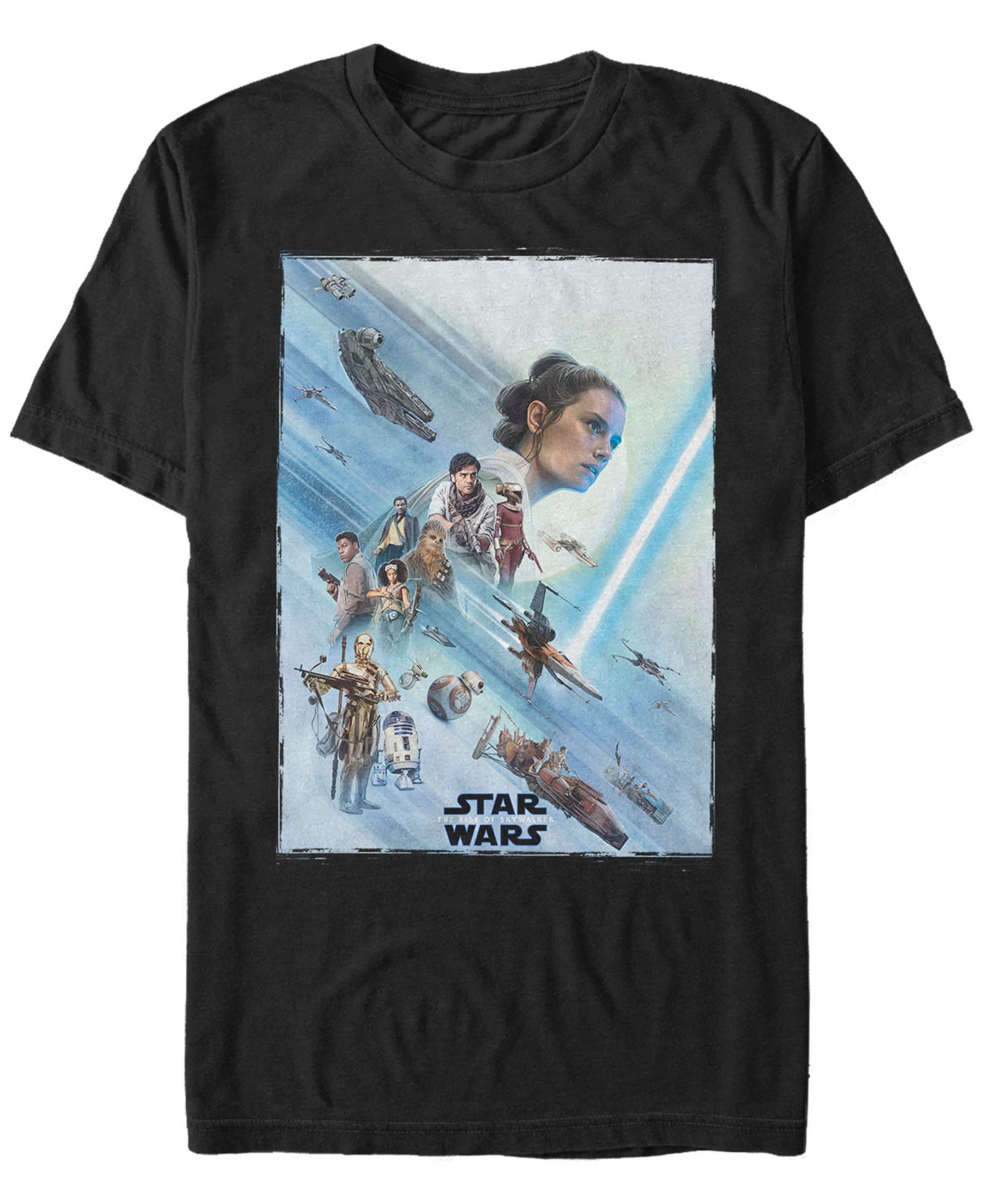 Star Wars Мужская футболка с принтом Rey из Rise of Skywalker