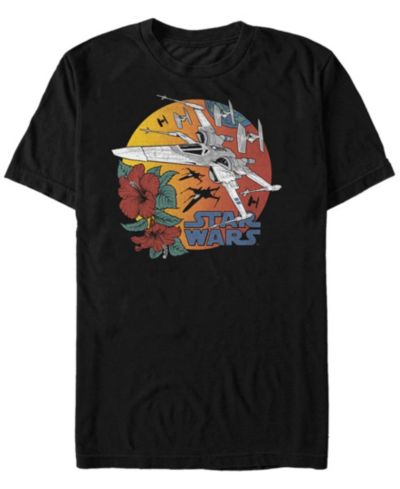 Star Wars Men's Episode IX Floral Moon Fighter T-shirt