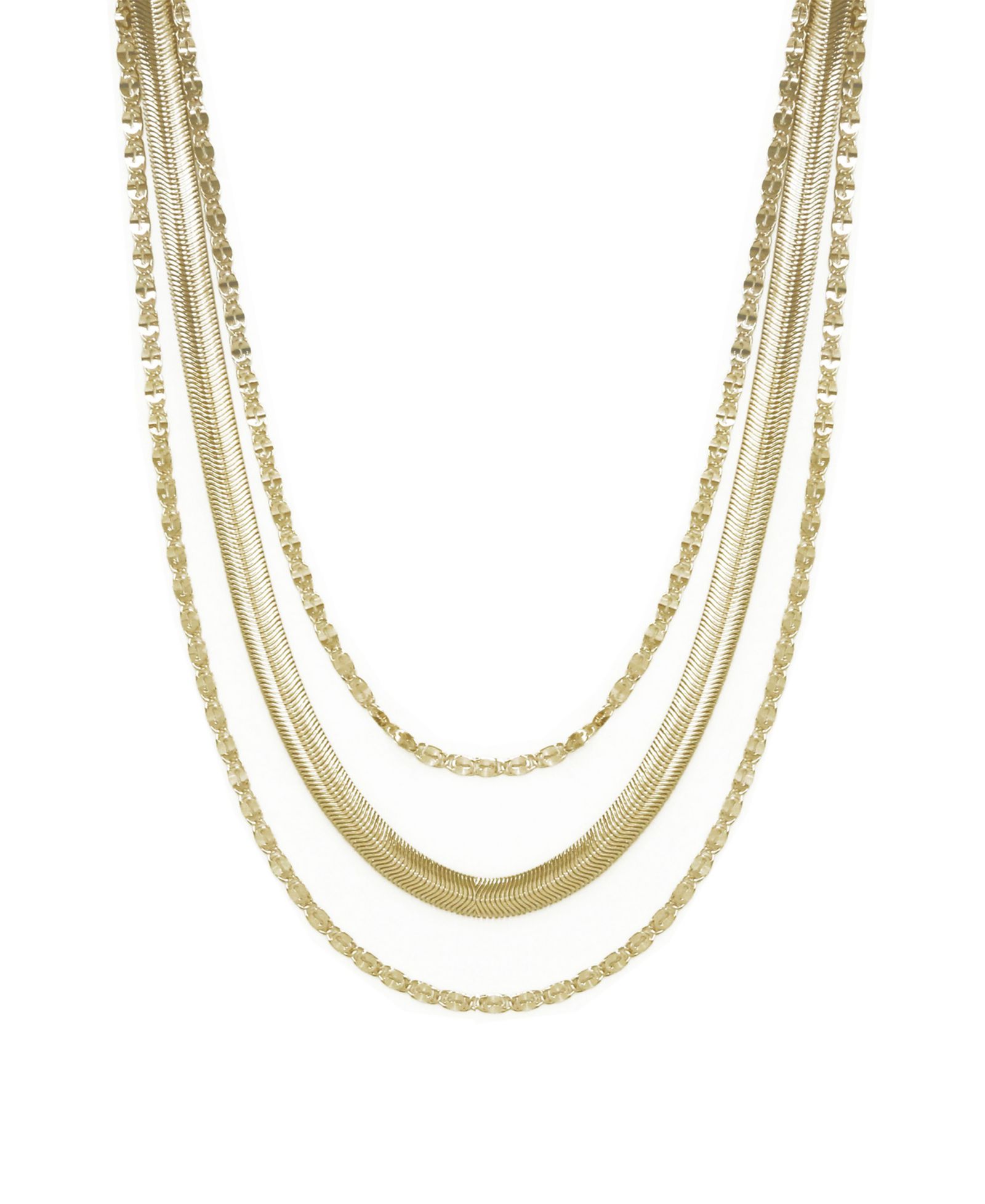 ETTIKA Supreme Mixed Chain Gold Layered Necklace