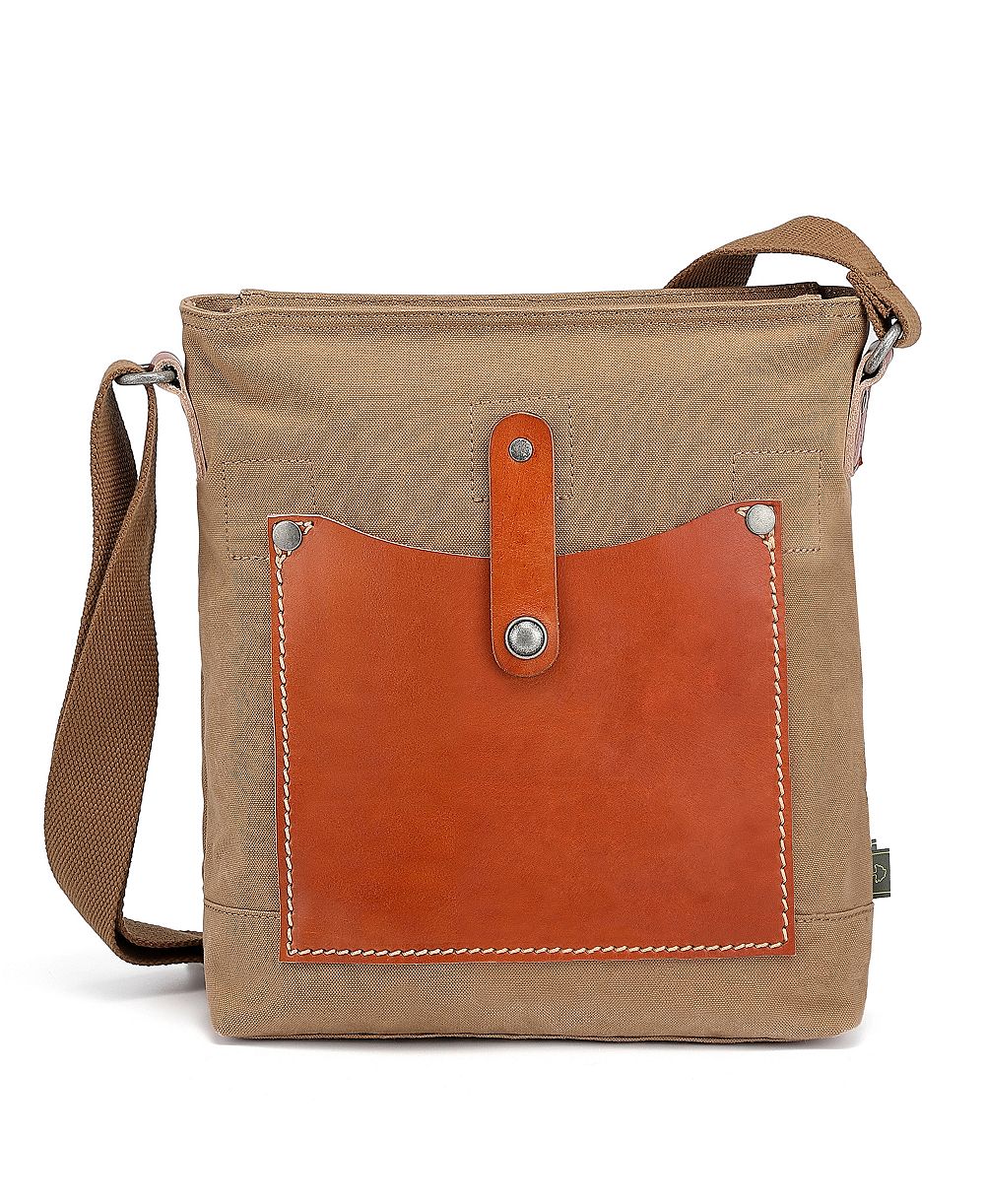 TSD BRAND Super Horse Canvas Crossbody Bag